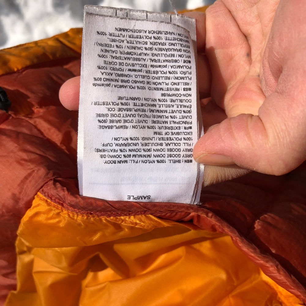 Arc'teryx Bright Orange Cerium LT Hoody Puffer Jacket - Picture 7 of 9